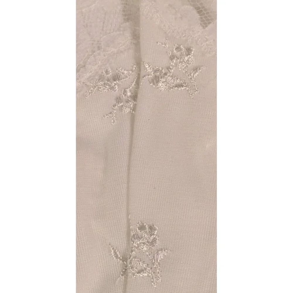 NOS Lingerie Slip 1960s Colette Tricot Lace Size 36 Mod Shadow Panel Nylon Vtg